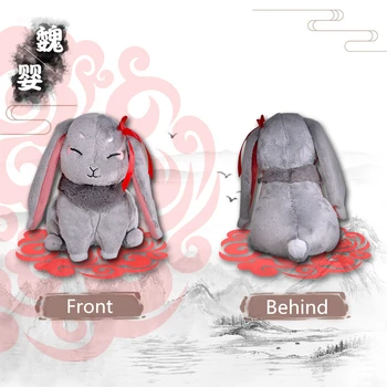 Mo Dao Shi Zu Didmeistris Iš Demoniškas Auginimo Weiwuxian Triušis Pliušiniai Žaislai Puikus Anime Įdaryti Triušis Lėlės Gimtadienio Dovana