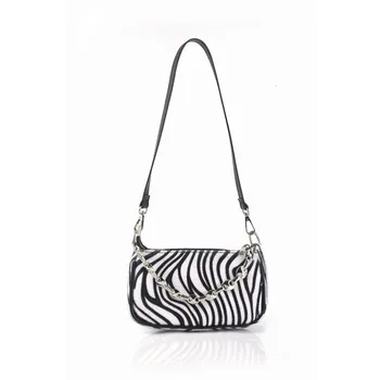 Moterų 2021 naujas mados madinga zebra modelio krepšys grandinės mažas Batono krepšiai petį krepšys Aukštos kokybės odinis krepšys