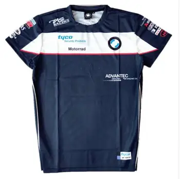 Moto GP karinio jūrų Laivyno Lenktynių Marškinėliai Sportas, Jojimo Motokroso Quick-Dry Jersey Tyco BMW Superbike Racing Team T-Shirt