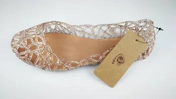 Naujas 2018 m. vasaros moterų sandalai kvėpuojantis batai kristalų želė lizdą kristalų sandalai moteriška butas sandalas batus moteris ST239