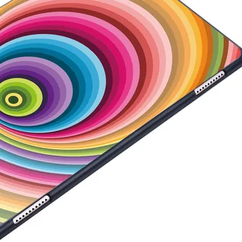 Naujas Akvarelės Serijos, Tablet Atveju, Huawei MediaPad T3 8.0 Su 8 Colių/T3 10 9.6 Colių/T5 10 10.1 Colių Ultra Plonas Plastikinis Apvalkalas