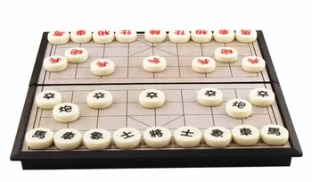 Naujas kinų šachmatai nustatyti magnetinio sulankstomas stalo žaidimas 19.5*19.5*3cm Xiangqi Pakuotėje Šachmatų žaidimas chessman J080
