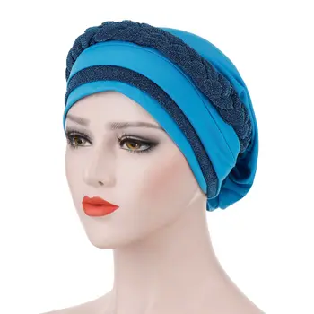 Naujas Mados Musulmonų Turbaną Moterų Hijab Underscarf Kepurės Kepuraitė Šalikas Galvos Turbaną Wrap Bžūp moteriškos Kepuraitės, Plaukų Aksesuarai