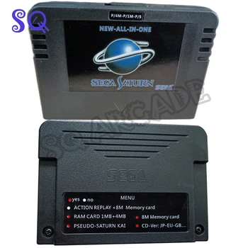 NAUJAS SEGA Saturn Sega ss Saturnas aukso piršto kortelė + didesnės atminties kortele + akceleratoriaus kortelę 1+4m combo kortelė