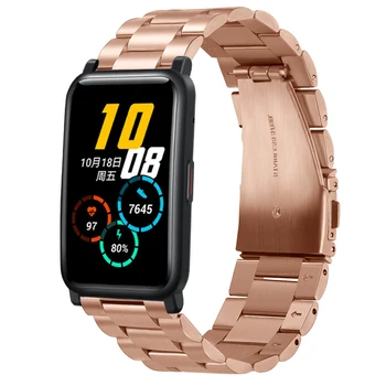 Nerūdijančio Plieno Dirželis Garbę Žiūrėti ES Smart Watch Band Metalo Pakeitimo Apyrankę, Dirželį Huawei Honor ES Apyrankė Correa