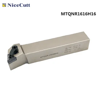 Nicecutt MTQNR1616H16 CNC Išorės Tekinimo Įrankių Laikiklis TNMG Įterpti Tekinimo Peilis ping Aukštos Kokybės