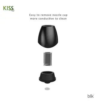 Originalus Kingtons BLK Kiss sausų žolelių garintuvas Elektroninių Cigarečių Komplektas, Bulit Akumuliatorius Vaistažolių Vape Pen e-cigaretės 1600mAh