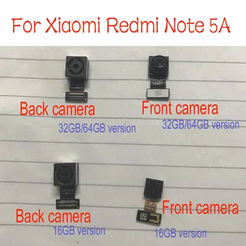 Originalus Redmi Pastaba 5A Galinis galinė vaizdo kamera / Small Susiduria Priekinė Kamera Xiaomi Redmi Pastaba 5A Premjero Pro atsargines Dalis