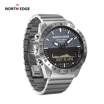 Originalus Šiaurės Krašto GAVIA 2 Smart žiūrėti vyriški Laikrodžiai Vandeniui 200m Kompaso, Aukščiamačio Nardymo Kvarco Verslo, Sporto Žiūrėti
