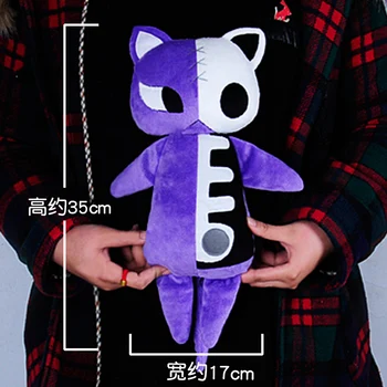 Panty & Kojinę su Garterbelt Pliušinis Lėlės Anime cosplay Gyvulių Anarchija naminių kačių pagalvę Įdaryti & Pliušinis Animacinių filmų Lėlės dovanų