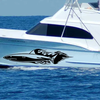 Pažvejoti Ryklių Lipdukas, Decal Kibirą Spręsti Parduotuvė Fishhook Lipdukas Žuvų Bakas Valčių Box Automobilių Vinilo
