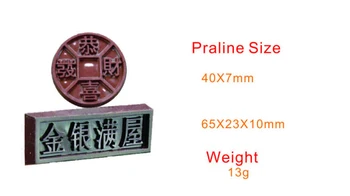 Polikarbonato Šokolado Pelėsių Kepimo Esminius Formos Želė Desertas Pelėsių Sunku VNT Candy Maker Kinijos senovinės monetos, aukso