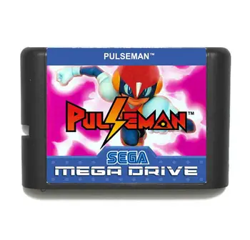 Pulseman Žaidimas Kasetė 16 bitų MD Žaidimo Kortelės Su Mažmeninės Langelyje Sega Mega Drive