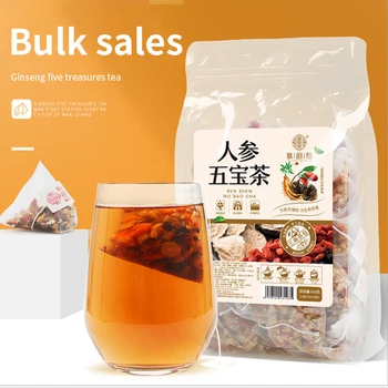 Qiao Yuntang Ženšenio Wubao arbatos 250g / maišas Trikampis maišelį longan ožerškiai raudona data arbata Wubao arbata gali sumažinti simptomus fa