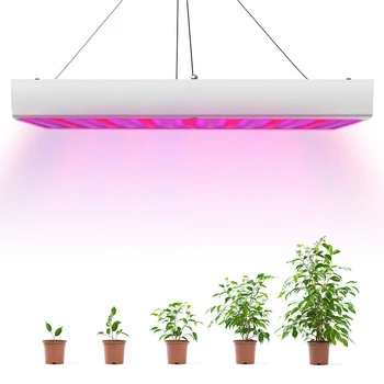 Rantion 25w LED Augti Lempos 75LEDs Auga Šviesos, UV SPINDULIŲ Auginimo Lempa Skydelyje Kambarinių Augalų Hydroponic Visą Spektrą