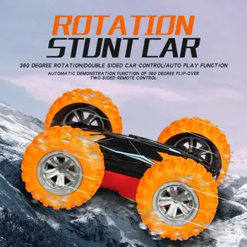 RC lipimas Stunt Mini Automobilių Žaislas Belaidžio Elektrinio Nuotolinio Valdymo Drift Race Žaislai Anti Gravitacijos 360° Apversti Sukasi Off Road