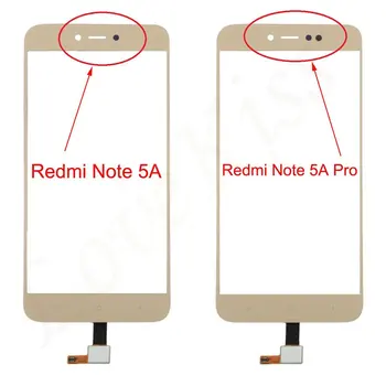 Redmi Note5A Priekinis Skydelis Xiaomi Redmi Pastaba 5A Pro Prime Jutiklinis Ekranas Jutiklių Y1 Lite 