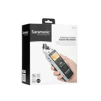 Saramonic SR-Q2 Nešiojamą Stereo Garso įrašymo su Built-in Stereo X/Y Mikrofonas & LCD Ekranas Vaizdo įrašų, filmų kūrimas, Transliacija