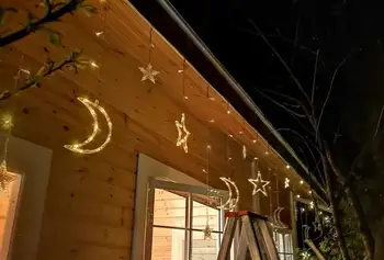 Sodo Saulės Šviesos, atsparus Vandeniui String Lemputės Dekoratyvinis Apšvietimas, Sodo Namo Kieme Šalis Vestuvių papuošalai Kalėdų