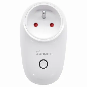 Sonoff S26 WiFi Smart Lizdas Wireless Plug Power pradžia Pereiti Dirbti Su Alexa, Google 