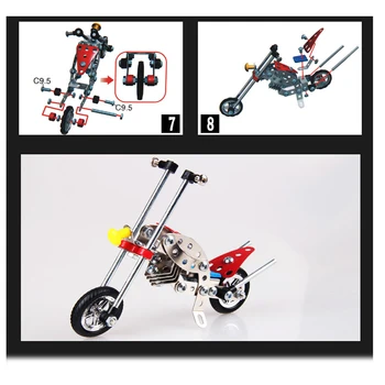 Stebuklinga Modelis Geležies Vadas Asamblėjos Modelių Motociklų,Robotas 