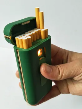 USB Žiebtuvėlis, cigarečių atveju už 20 cigarečių pakuotės 100mm ilgio 5mm skersmens cigarečių
