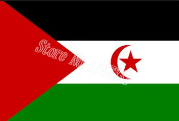Vakarų Sacharos Afrikos valstybės Vėliava visame Pasaulyje karšto parduoti prekes 3X5FT 150X90CM Reklama žalvario metalo skyles