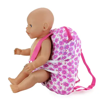 Violetinė Gėlė Maišelį,Lėlės priedai,Rožinė Tinklelis pagalvėlė tinka Dėvėti 43cm/17inch Baby Doll(tik parduoti maišelis)