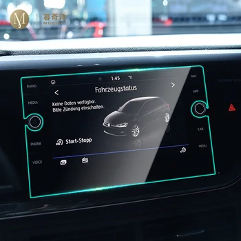 Volkswagen Polo 2017 2018 2019 Automobilių interjero GPS navigacijos kino ekranu Grūdintas stiklas, apsauginė plėvelė Anti-scratc