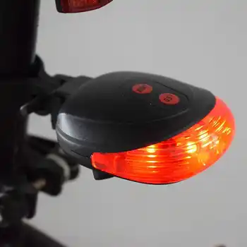 Wasafire MTB Kelių Galinis žibintas užpakalinis Žibintas 5 LED+2 Lazerio Dviračių reflektorius Šviesos Dviračių Nuoma, Šviesos, Saugos Įspėjimas Naktį Jojimo