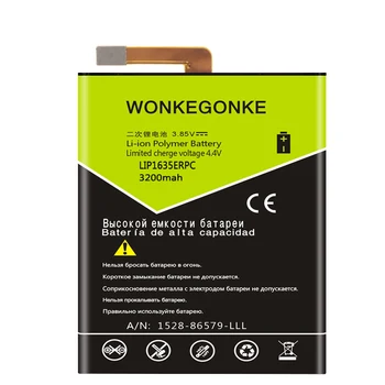 WONKEGONKE 3200mah LIP1635ERPCS XA 1 baterija sony Xperia XA1 G3125 G3123 G3112 G3121 G3116 Baterijų Bateria