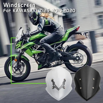 Z125 Priedai Motociklo priekinio Stiklo, Priekinio stiklo, oro Srauto pertvara nuo Vėjo Ekrano Flyscreen apsaugos 2019 2020 Kawasaki Z 125