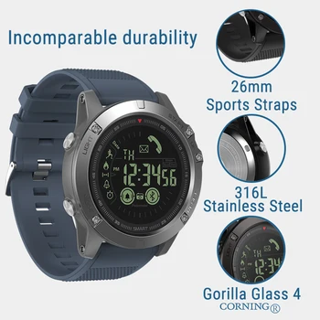 Zeblaze VIBE 3 Smart Watch 24 Mėnesių Baterijos veikimo laikas Sudegino Pėsčiomis Calory 