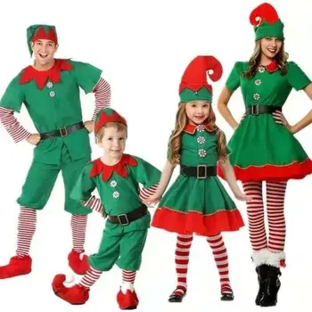 Šeimos Atitikimo Kalėdų Pižama Nustatyti Šeimos Narys Laimingų Naujųjų Metų Kalėdos Šalis Poliesterio Pluošto Drabužiai