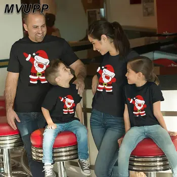 šeimos macting drabužius suvenyrinius marškinėlius trumpomis rankovėmis animacinių filmų medvilnės, komplektai, tėvas, sūnus ir motina dukra kūdikių mergaitės berniukams