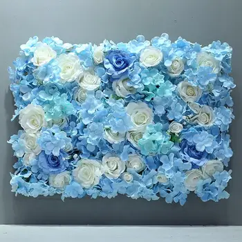 Šilko Rožių Žiedų 3D Fonas Sienos Vestuvių Dekoravimas Dirbtinių Gėlių Sieninės Namų Dekoro Backdrops Baby Shower
