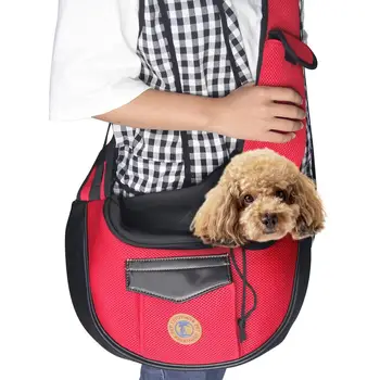 Šuo, Katė Vežėjas Sling Bag Krepšys Reguliuojamas Mažylis Vertus-Nemokamai Vežėjas Kvėpuojantis Nešiojamų, skirtas Naudoti Lauke